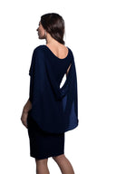 Frank Lyman Chiffon Cape Dress Style 209228