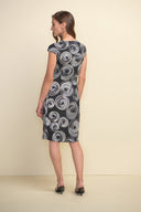 Joseph Ribkoff Black/White/Gold Dress Style 211245