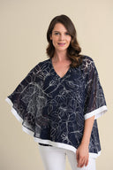 Joseph Ribkoff Midnight Blue/Navy Tunic Style 211274