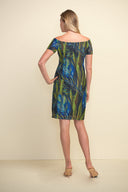 Joseph Ribkoff Black/Multi Dress Style 211324