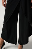 Joseph Ribkoff Black Classic Overlay Pant Style 211494TT