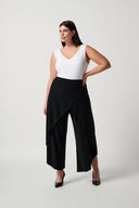 Joseph Ribkoff Black Classic Overlay Pant Style 211494TT
