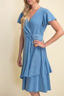 Joseph Ribkoff Light Blue Dress Style 211962