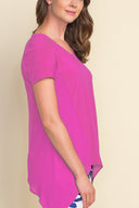 Joseph Ribkoff Azalea High-Low Hem Top Style 212214