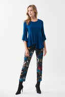 Joseph Ribkoff Aquarius Asymmetric Hem Top Style 213114