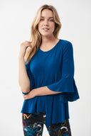 Joseph Ribkoff Aquarius Asymmetric Hem Top Style 213114