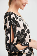 Joseph Ribkoff Black/Beige Top Style 213571