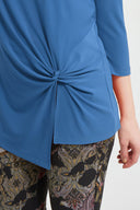 Joseph Ribkoff Aquarius Knotted Front Top Style 213584