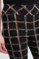 Joseph Ribkoff Black/Multi Pant Style 213643