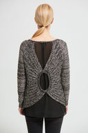 Joseph Ribkoff Champagne/Black Top Style 213930
