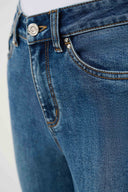 Joseph Ribkoff Slim Fit Cropped Jeans With Rolled Hem Style 213942S25