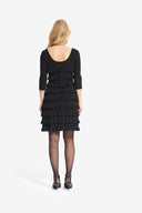 Joseph Ribkoff Black Dress Style 214071 - back