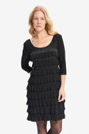 Joseph Ribkoff Black Dress Style 214071 - front