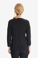 Joseph Ribkoff Black/Sand Top Style 214146