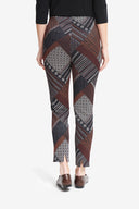 Joseph Ribkoff Black/Multi Geometric Pants Style 214257