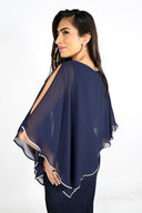 Frank Lyman Dress with Chiffon Overlay Style 219203