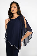 Frank Lyman Dress with Chiffon Overlay Style 219203
