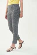 Joseph Ribkoff Black/Vanilla Printed Pant Style 221092