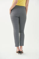Joseph Ribkoff Black/Vanilla Printed Pant Style 221092