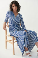 Joseph Ribkoff Blue/Vanilla Top Style 221256 - 3