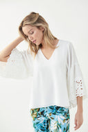 Joseph Ribkoff White Top Style 221297
