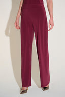 Joseph Ribkoff Merlot  Wide-Leg Pants Style 221340