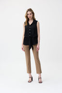 Joseph Ribkoff Black Sleeveless Blouse Style 221378