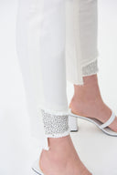Joseph Ribkoff Cream Embellished Jeans Style 221944