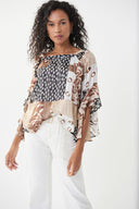 Joseph Ribkoff Multi Print Top Style 222180