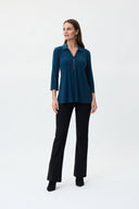 Joseph Ribkoff Nightfall Rhinestone Trim Tunic Style 223120