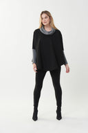 Joseph Ribkoff Grey/Black Tunic Style 223205