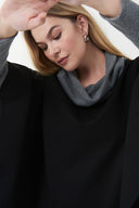 Joseph Ribkoff Grey/Black Tunic Style 223205