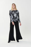 Joseph Ribkoff Black/White Top Style 223206-main