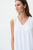 Joseph Ribkoff Vanilla Sleeveless Tunic Style 223211