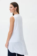 Joseph Ribkoff Vanilla Sleeveless Tunic Style 223211