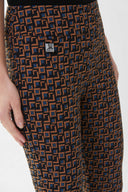Joseph Ribkoff Black/Multi Geo Print Pants Style 223274