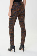 Joseph Ribkoff Black/Multi Geo Print Pants Style 223274