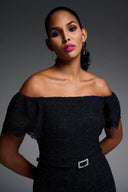 Joseph Ribkoff Midnight Blue décolleté Dress Style 223703