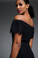 Joseph Ribkoff Midnight Blue décolleté Dress Style 223703