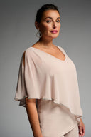 Joseph Ribkoff Sand Cut-Out Tunic Style 223738