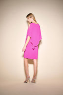 Joseph Ribkoff Opulence Chiffon And Silky Knit Sheath Dress Style 223762TT