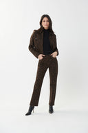 Joseph Ribkoff Brown/Black Denim Pants Style 223934
