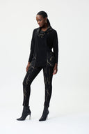 Joseph Ribkoff Black/Gold Pants Style 224185