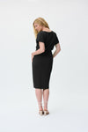 Joseph Ribkoff Black Wrap Dress Style 231015