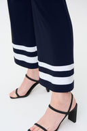 Joseph Ribkoff Midnight Blue/Vanilla Pants Style 231031