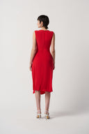 Joseph Ribkoff Magma Red Dress Style 231052