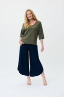 Joseph Ribkoff Midnight Blue Wide Leg Pants Style 231059
