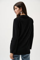 Joseph Ribkoff Black Classic Straight Blazer Style 231064