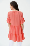 Joseph Ribkoff Calypso Coral Tunic Style 231086