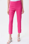 Joseph Ribkoff Dazzle Pink Woven Jacquard Cropped Pull-On Pants Style 231118